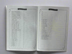 A5 DND Campaign Journal - Inside Table of Contents - Character Sheet, trackers, notebook - The Wyverns Workshop
