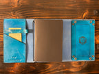 Premium Leather Adventure Journal - Mystic Castle Design