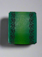 MTG Leather Deck Box - Tree of Life Design - Back View - The Wyverns Workshop