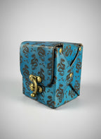 MTG Leather Deck Box - Dragon Pattern - Side View - The Wyverns Workshop