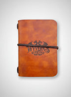 Mini Leather Travelers Journal - Tan- The Wyverns Workshop