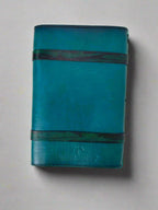 Leather RPG Journal - Green Tree of Life Design - Back View - The Wyverns Workshop