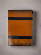 Leather RPG Journal - Tan Celestial Cthulhu Design - Back View - The Wyverns Workshop
