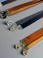 Leather Charm Bookmarks - The Wyverns Workshop