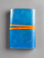 Leather Travelers Journal - Mystic Castle Design - Back View - The Wyverns Workshop