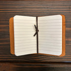 Mini Leather Journal - Wyverns Workshop Logo - The Wyverns Workshop