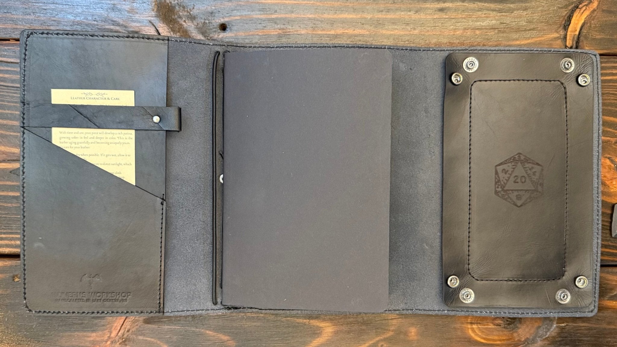 Premium Leather Adventure Journal - Alchemy Design - The Wyverns Workshop