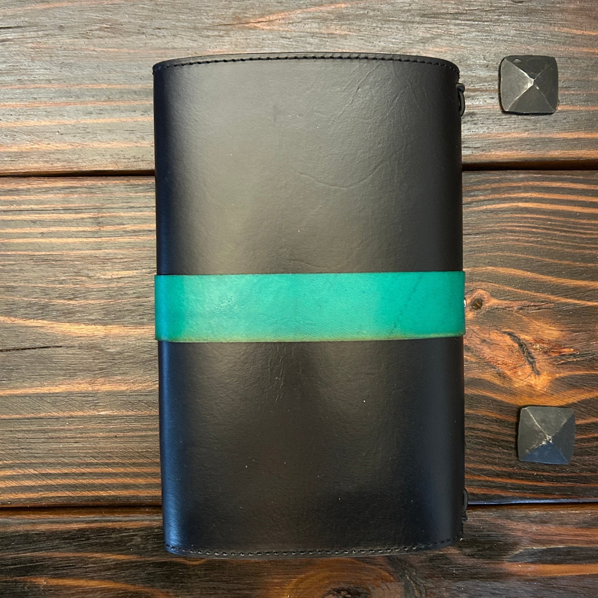 Premium Leather Adventure Journal - Celestial Sunburst Design - The Wyverns Workshop