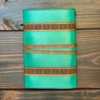 Premium Leather Adventure Journal - Celtic Design - The Wyverns Workshop
