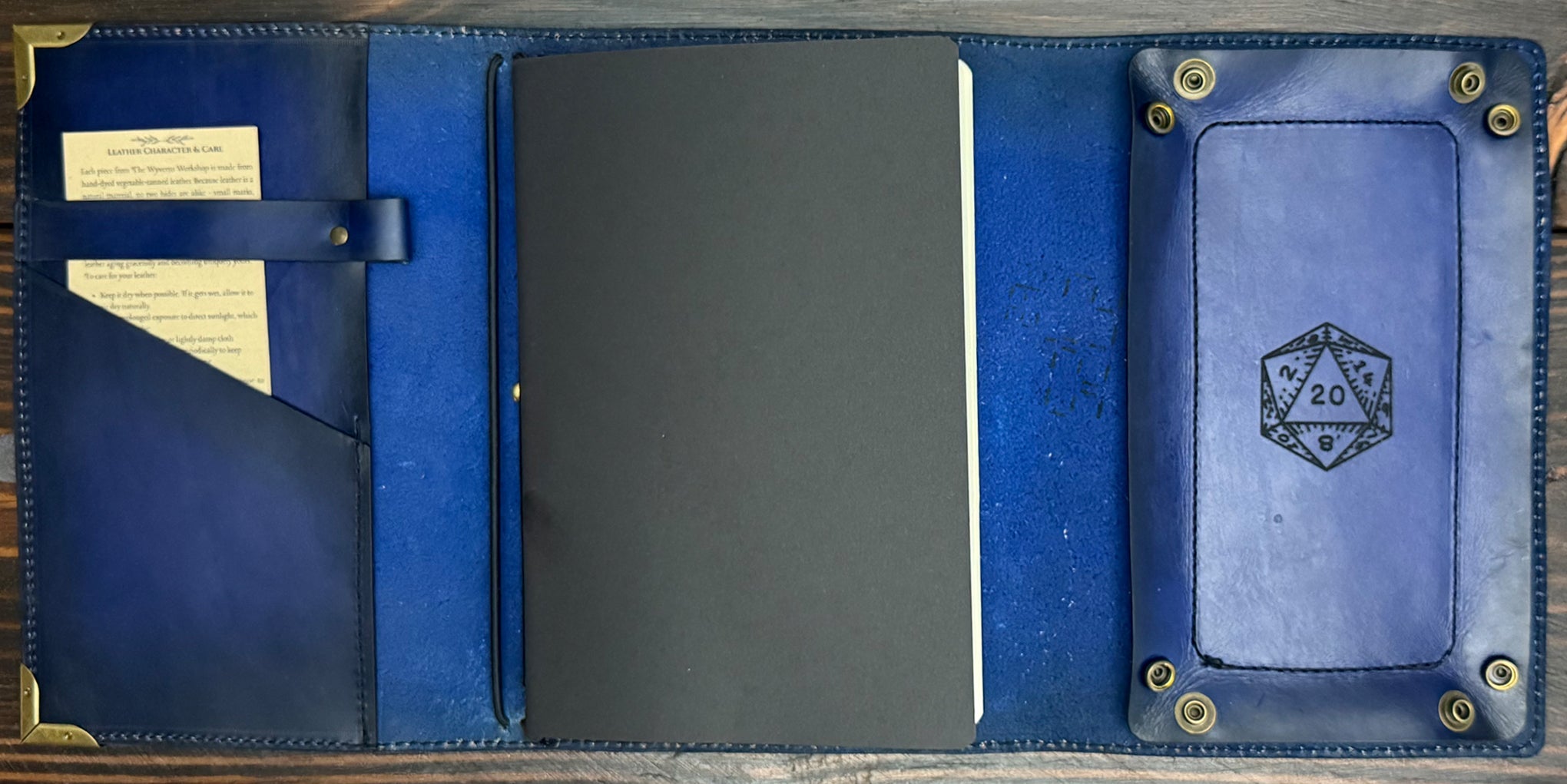 Premium Leather Adventure Journal - Classic Design - The Wyverns Workshop