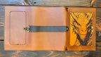 Premium Leather Adventure Journal - Dragonlord Design - The Wyverns Workshop