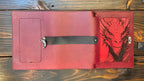 Premium Leather Adventure Journal - Dragonlord Design - The Wyverns Workshop