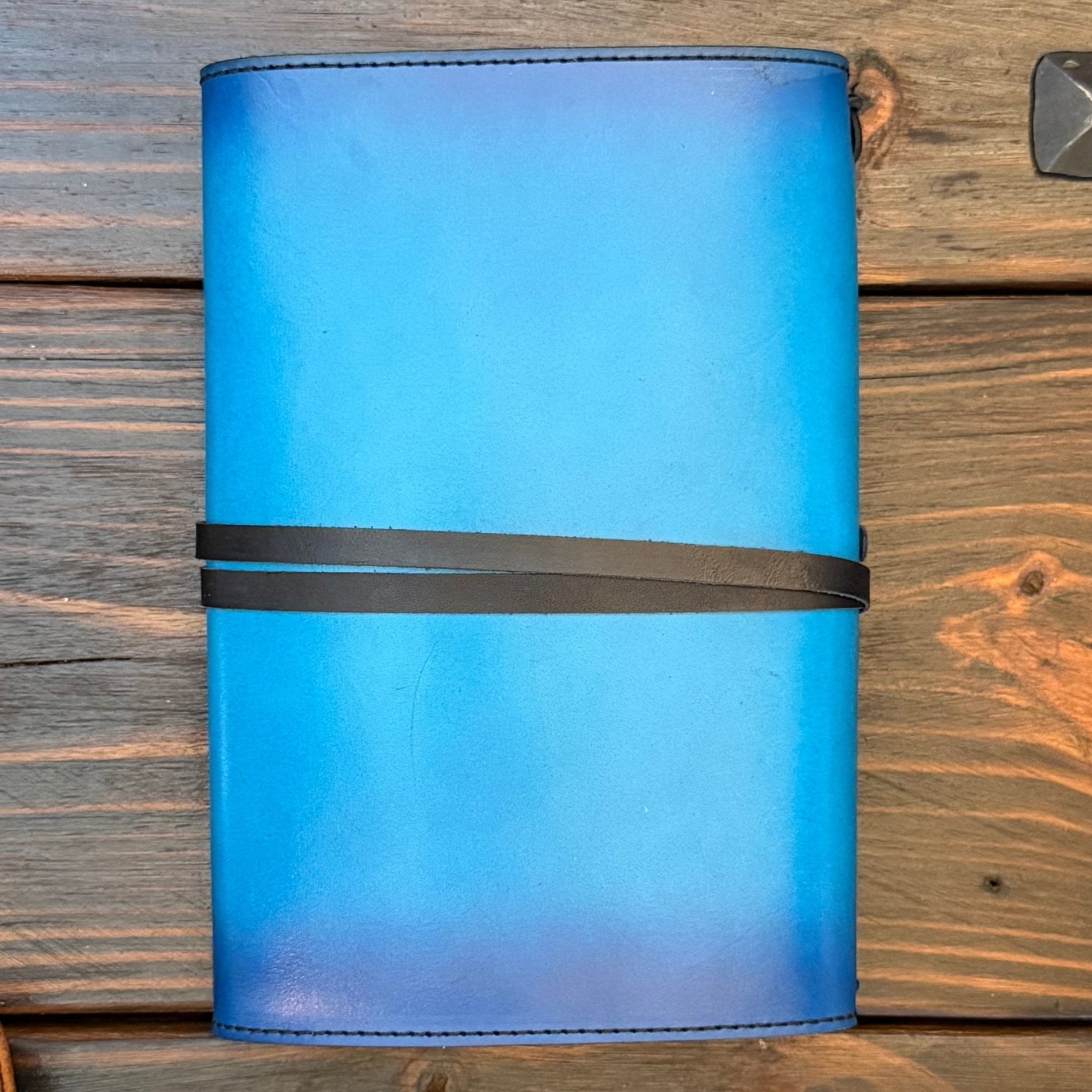 Premium Leather Adventure Journal - Dragon's Keep Design - The Wyverns Workshop