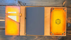 Premium Leather Adventure Journal - Dragon's Keep Design - The Wyverns Workshop