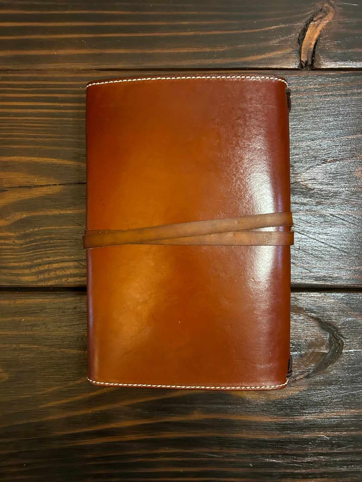 Premium Leather Adventure Journal - Fantasy Cottage Design - The Wyverns Workshop