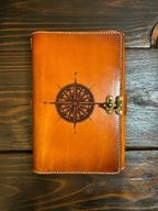Premium Leather Adventure Journal - Fantasy Map Design - The Wyverns Workshop