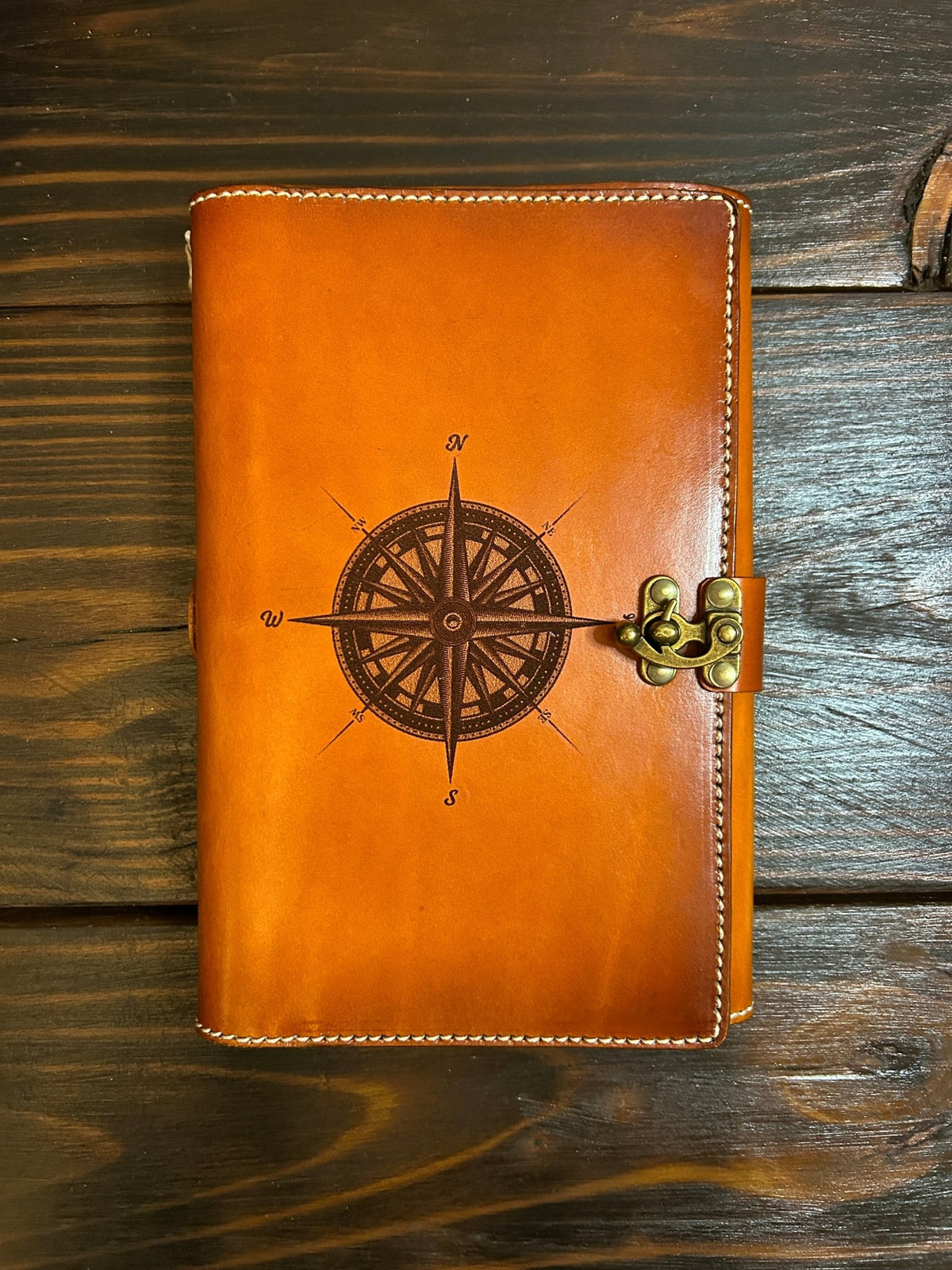 Premium Leather Adventure Journal - Fantasy Map Design - The Wyverns Workshop