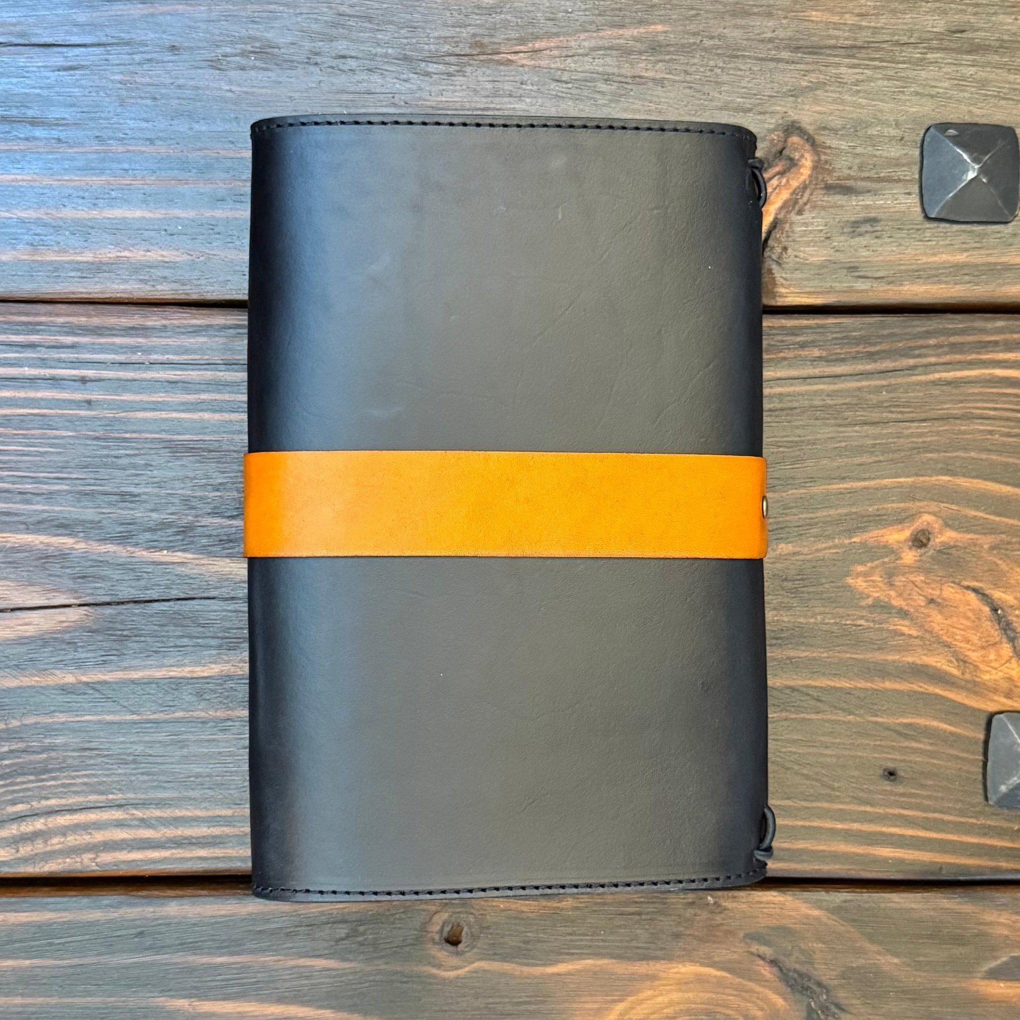 Premium Leather Adventure Journal - Gothic Skull Design - The Wyverns Workshop