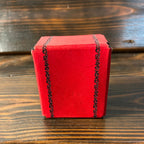 Premium Leather MTG Deck Box -Fiery Flames Design - The Wyverns Workshop