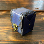 Premium Leather MTG Deck Box -Ocean Waves - The Wyverns Workshop