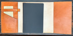 Premium Leather Travelers Journal - Atlas Design - The Wyverns Workshop