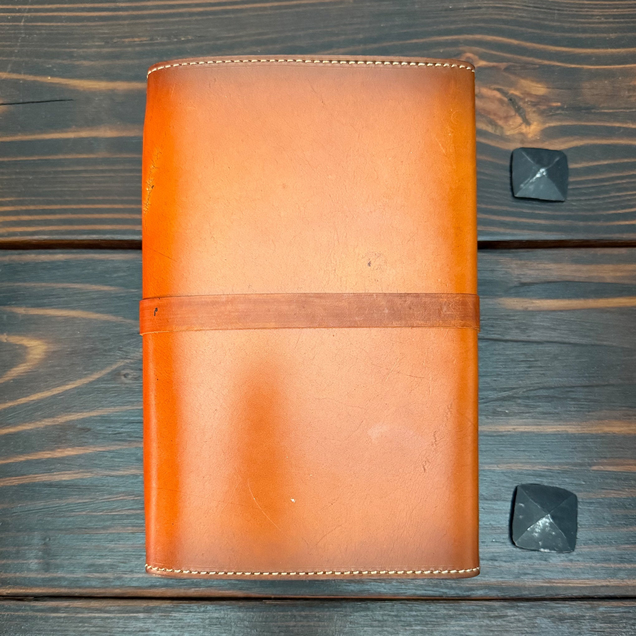 Premium Leather Travelers Journal - Classic Design - The Wyverns Workshop