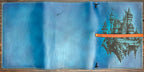 Premium Leather Travelers Journal - Mystic Castle Design - The Wyverns Workshop