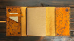Premium Leather Travelers Journal - Ocean Explorer Design - The Wyverns Workshop