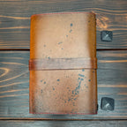 Premium Leather Travelers Journal - Top Secret Design - The Wyverns Workshop