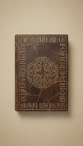 Runic embossed spellbook cover - The Wyverns Workshop